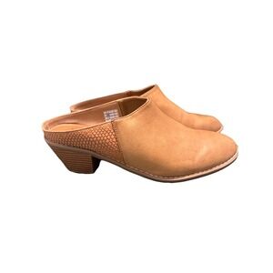 Rocket Dog Brown Suede Studded Wedge Mules Clogs Slip On Heels Y2K Size 8 ~ EUC